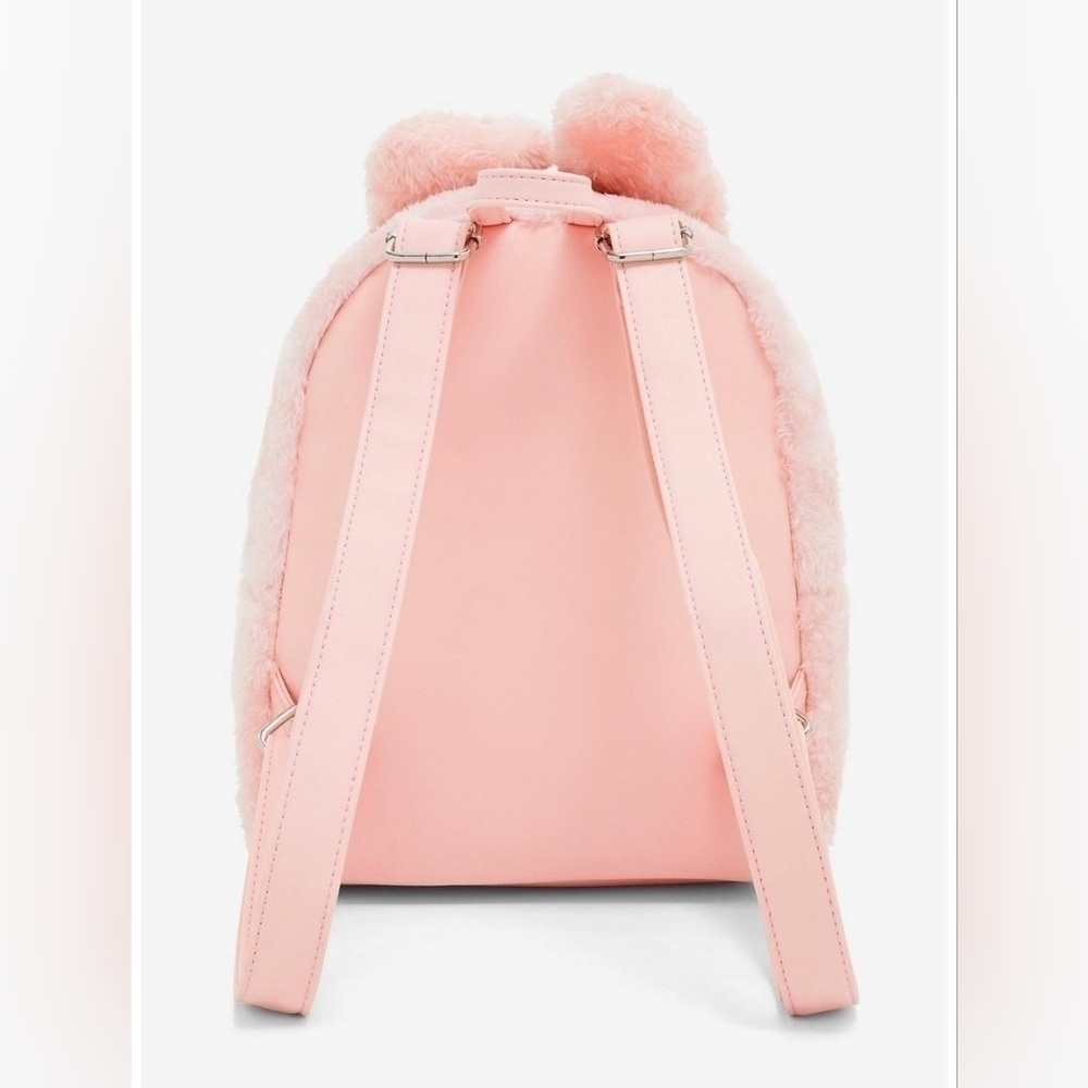 Loungefly × Sanrio • My Melody Plush Mini Backpack [8'' x 5'' x 10 1/2''] - Picture 4 of 4